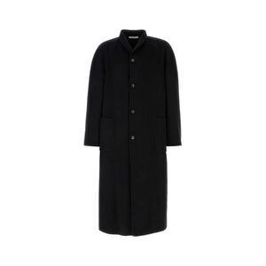 Umit Benan Men Black Cashmere Can Coat